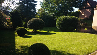 Le jardin près de Colmar