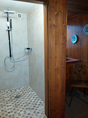 Salle de bain du gîte près de Colmar